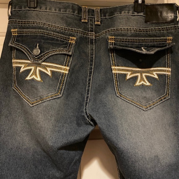 Xtreme Couture Jeans Men’s Size 38 with 31 inch inseam measurement Grunge - Picture 6 of 10